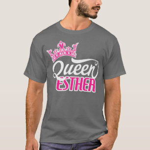 Camiseta Happy Purim Costume Idea Reina Esther Jewis hebrea