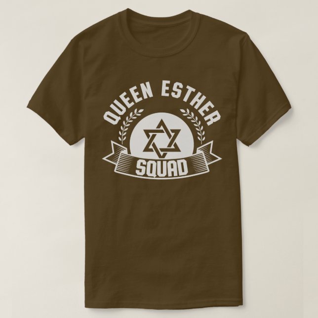 Camiseta Happy Purim Costume Idea Reina Esther Squad judío (Diseño del anverso)