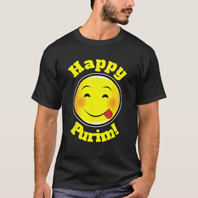 Camiseta Happy Purim funny  (Anverso)