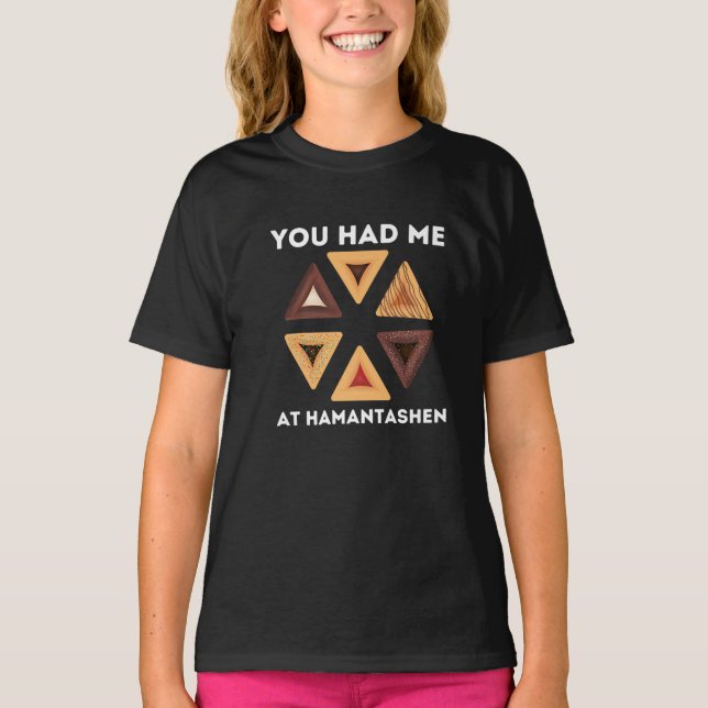 Camiseta Happy Purim Party Costume Jewish You Had Me At Ham (Anverso)