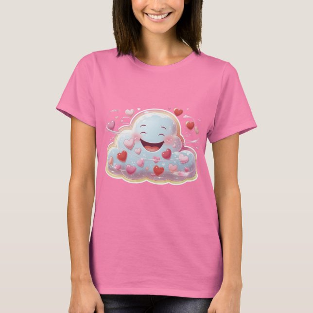 Camiseta Happy Rain Cloud Love (Anverso)