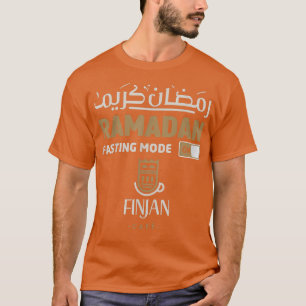 Camiseta Happy Ramadan Karim Quote Fasting Mode On Cool Ram