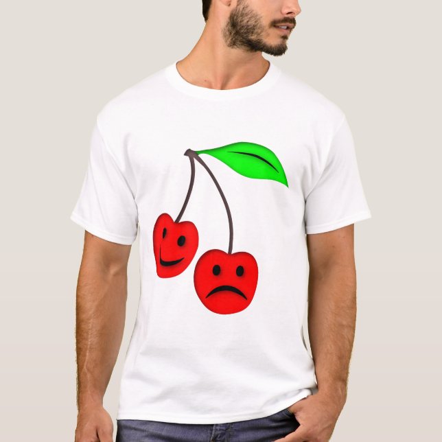 Camiseta Happy Sad Cherries (Anverso)