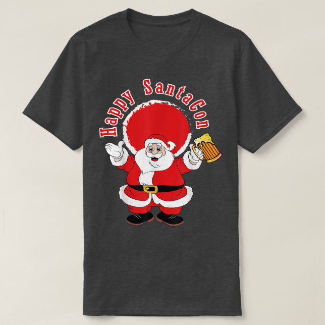 Camiseta Happy SantaCon Special t tee (Diseño del anverso)