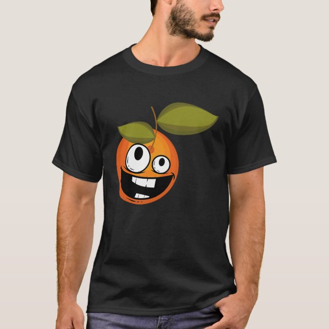 Camiseta Happy smiling orange (Anverso)