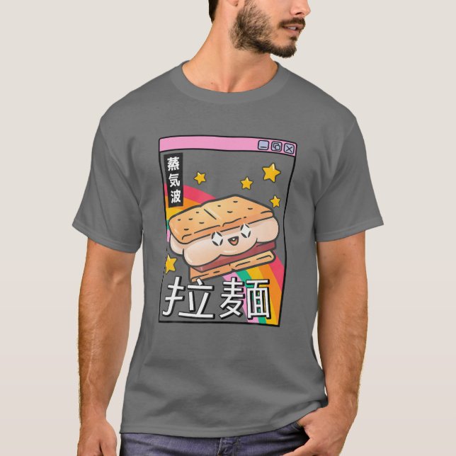 Camiseta Happy Smore Digital Japan Style Otaku Anime Va (Anverso)