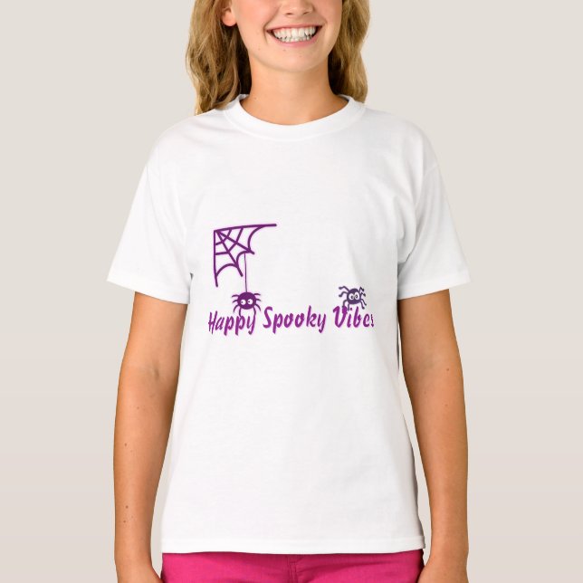 Camiseta 🕸️ Happy Spooky Spider (Anverso)