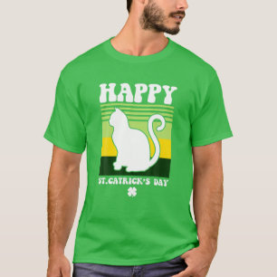 Camiseta Happy St Catricks Patricks Pattys Day Funny Cat Lo