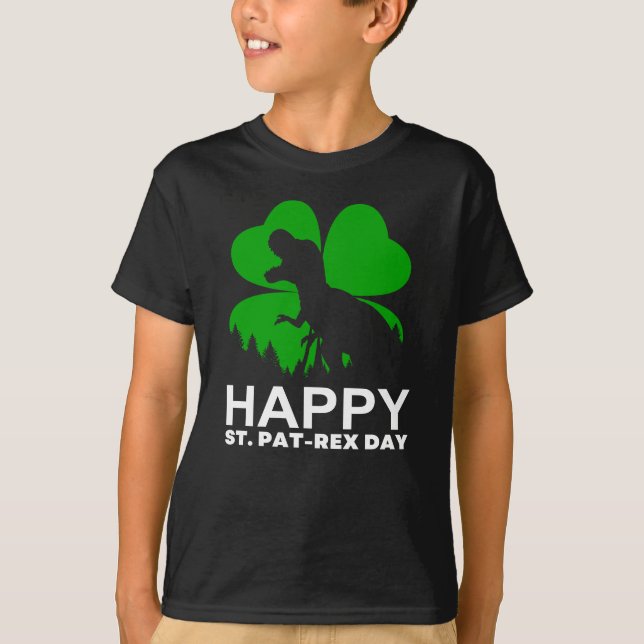 Camiseta Happy St Pat Rex (Anverso)