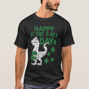 Camiseta Happy St Pat T rex Dinosaur Dino St Patricks Iris
