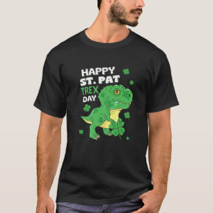 Camiseta Happy St. Pat Trex Day Baby Dinosaur St. Patrick's