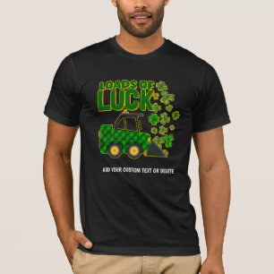 Camiseta Happy St Patrick Truck Montones De Luck Shamrock