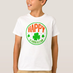 Camiseta Happy St. Patrick's Day Circle Design-63501