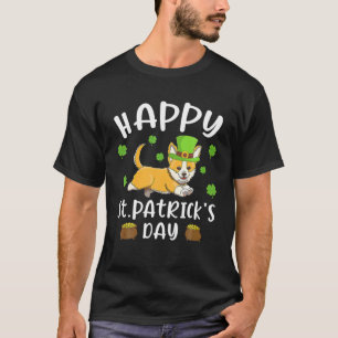 Camiseta Happy St. Patrick's Day Funy Saint Patricks Corgi
