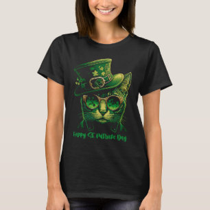 Camiseta Happy St Patrick's Day Green Irish Cat Irlanda 1