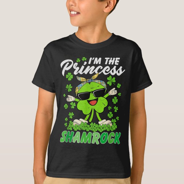Camiseta Happy St Patrick's Day I'm The Princess Shamrock I (Anverso)