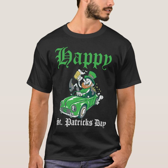 Camiseta Happy St Patrick's Day Irish Shamrock C (Anverso)