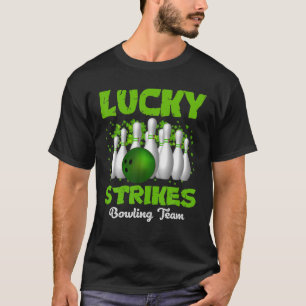 Camiseta Happy St. Patrick's Day Lucky Strikes Bowling Team