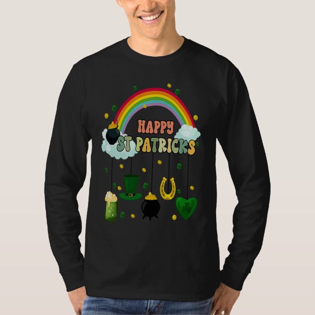 Camiseta Happy St Patricks Day St Pattys Shamrock Irish C (Anverso)