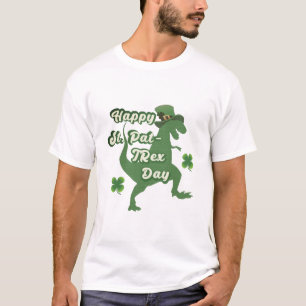 Camiseta Happy St. Patrick's Day Tee: Lucky T-Rex T-shirt