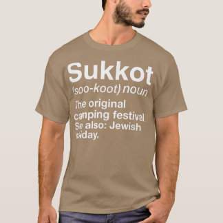 Camiseta Happy Sukkot Definition The Original Camping Festi