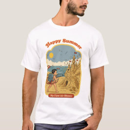 Camiseta Happy Summer: My First Air BlowMen's Basic T-Shirt