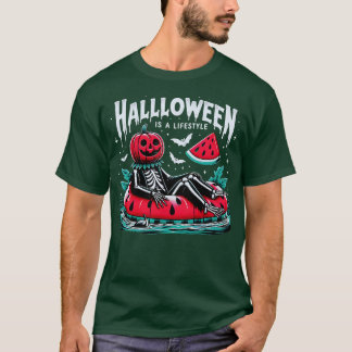 Camiseta Happy Summerween Summer Watermelon Halloween es un