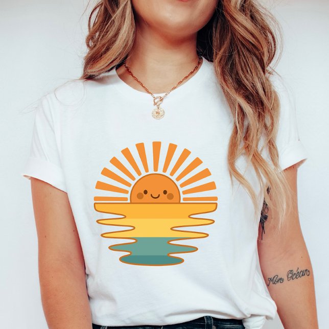 Camiseta Happy Sun Smile; Cute Women’s Summer Sunshine  (Subido por el creador)