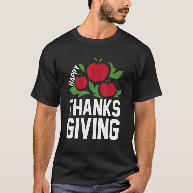 Camiseta Happy Thanks Giving (Anverso)