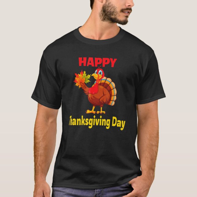 Camiseta Happy Thanksgiving Day 2022 Tee Cute Little Pilgri (Anverso)
