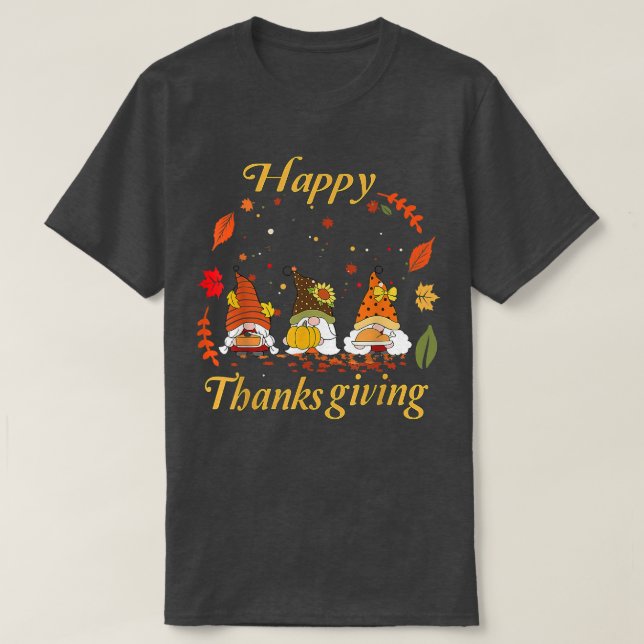 Camiseta Happy Thanksgiving Day Thanksgiving Holiday Thanks (Diseño del anverso)