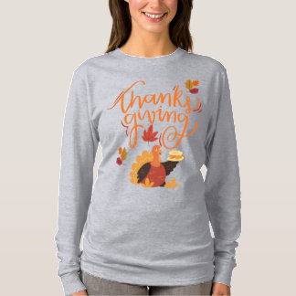 Camiseta  Happy Thanksgiving | Grateful & Blessed Fall