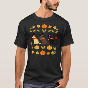 Camiseta Happy Thanksgiving Labrador Retriever