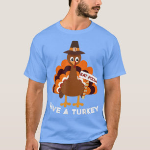 Camiseta Happy Thanksgiving Save Turkey Funny Sarcastic Eat