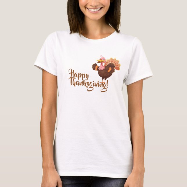 Camiseta Happy Thanksgiving T-Shirt (Anverso)