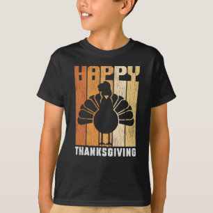 Camiseta Happy Thanksgiving Turkey Day Family Kids Pajama