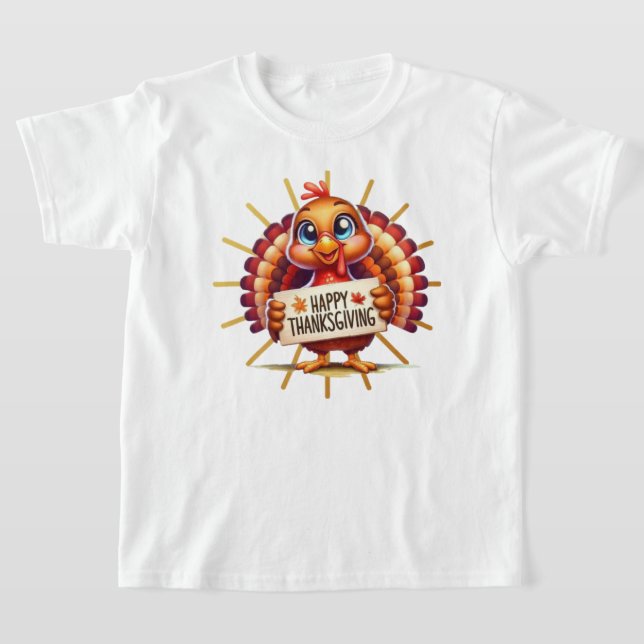 Camiseta Happy Thanksgiving turkey funny  (Distribución)