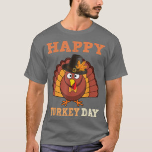 Camiseta Happy Turkey Day Funny Thanksgiving 2021 Autumn Fa
