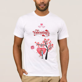 Camiseta Happy Valentine’s Day – Romantic Couple