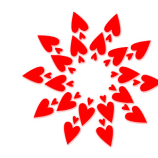 Camiseta Happy Valentine’s Star Hearts Minimalist T-Shirt