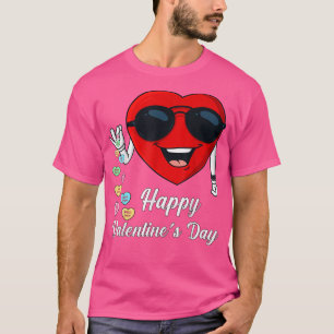 Camiseta Happy Valentines Day Cute Heart Bae Funny Salting