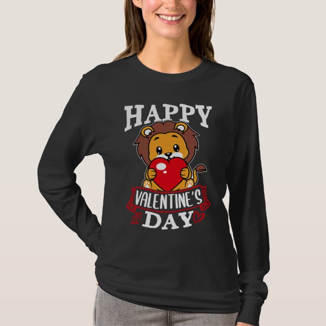 Camiseta Happy Valentine's Day Roses Date Night Flowers Lov (Anverso)