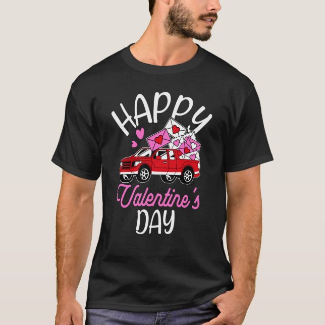 Camiseta Happy Valentine's Day Roses Date Night Flowers Lov (Anverso)