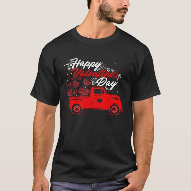 Camiseta Happy Valentine's Day Roses Date Night Flowers Lov (Anverso)