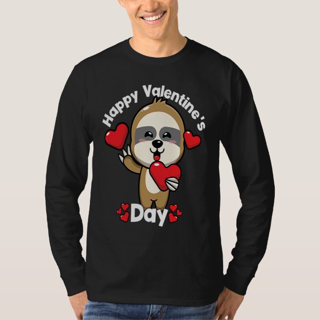 Camiseta Happy Valentine's Day Roses Date Night Flowers Lov (Anverso)