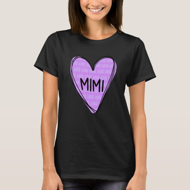 Camiseta Happy Valentines Day Shirt For Mimi (Anverso)