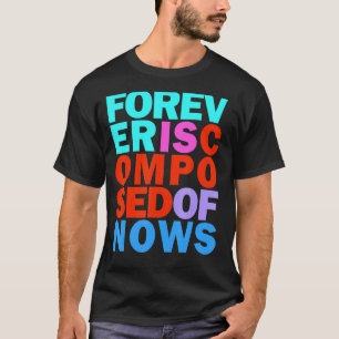 Camiseta Happy Wellness Present Moment Rainbow Inspirationa