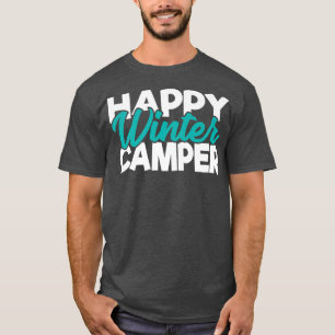 Camiseta Happy Winter Camper Snow Camping Legend Winter Cam