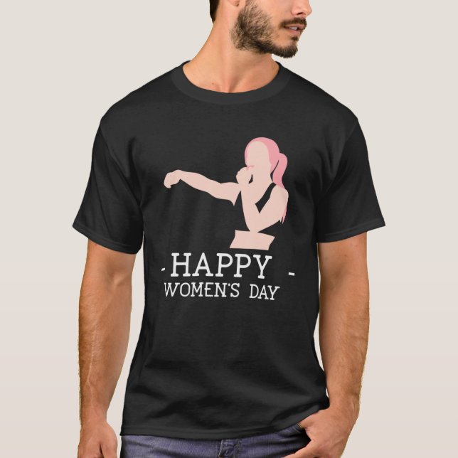 Camiseta Happy Women s Day 2023 Boxing Embrace Equity Fit S (Anverso)