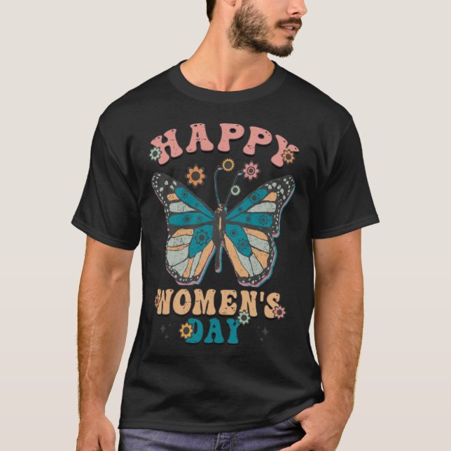 Camiseta Happy Women s Day 8 March International Womens Day (Anverso)